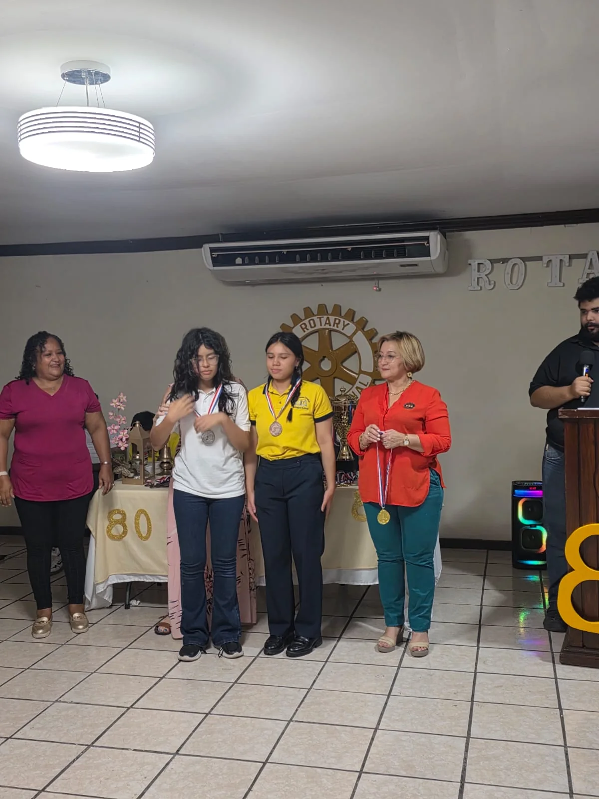 Brassavola student receiving recognition