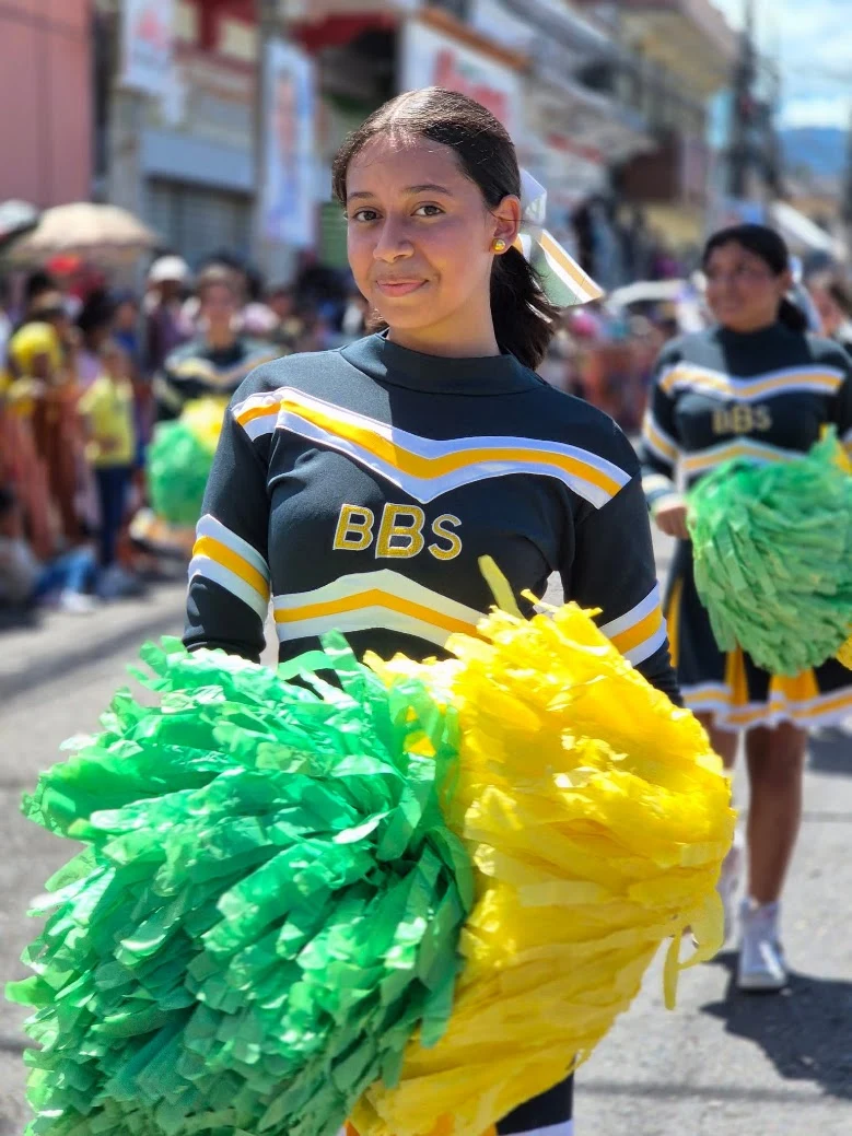 Cheerleader representing Brassavola in public event
